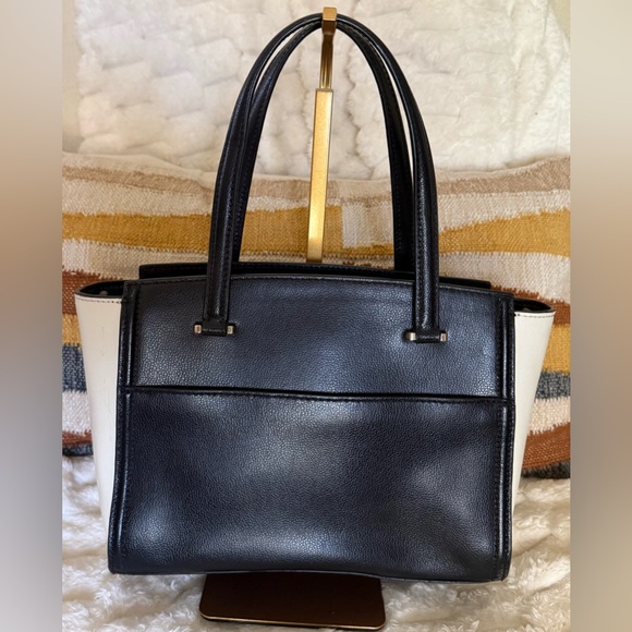 Kate Spade Patterson Drive Small Geraldine Satchel Black & Cement, MSRP $329 - Picture 2 of 10